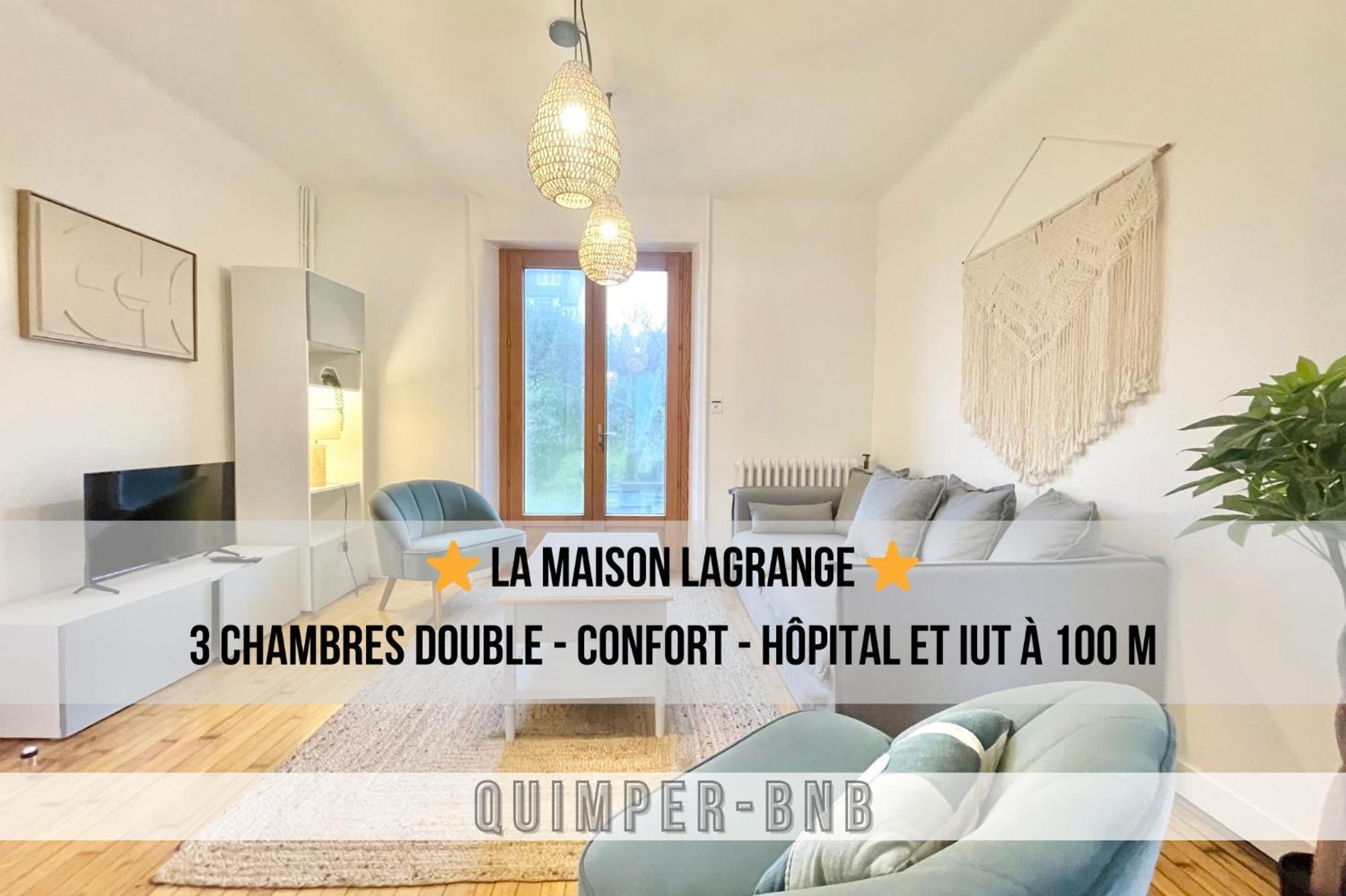 Maison Lagrange - 4 Chambres Quartier Iut Hopital แก็งแปร์ ภายนอก รูปภาพ