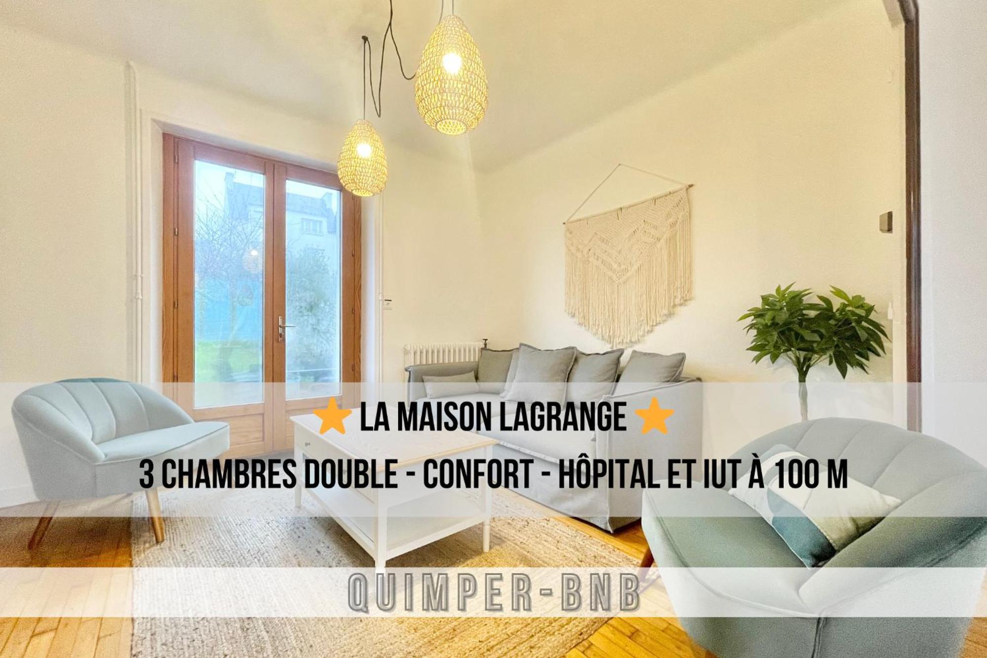 Maison Lagrange - 4 Chambres Quartier Iut Hopital แก็งแปร์ ภายนอก รูปภาพ
