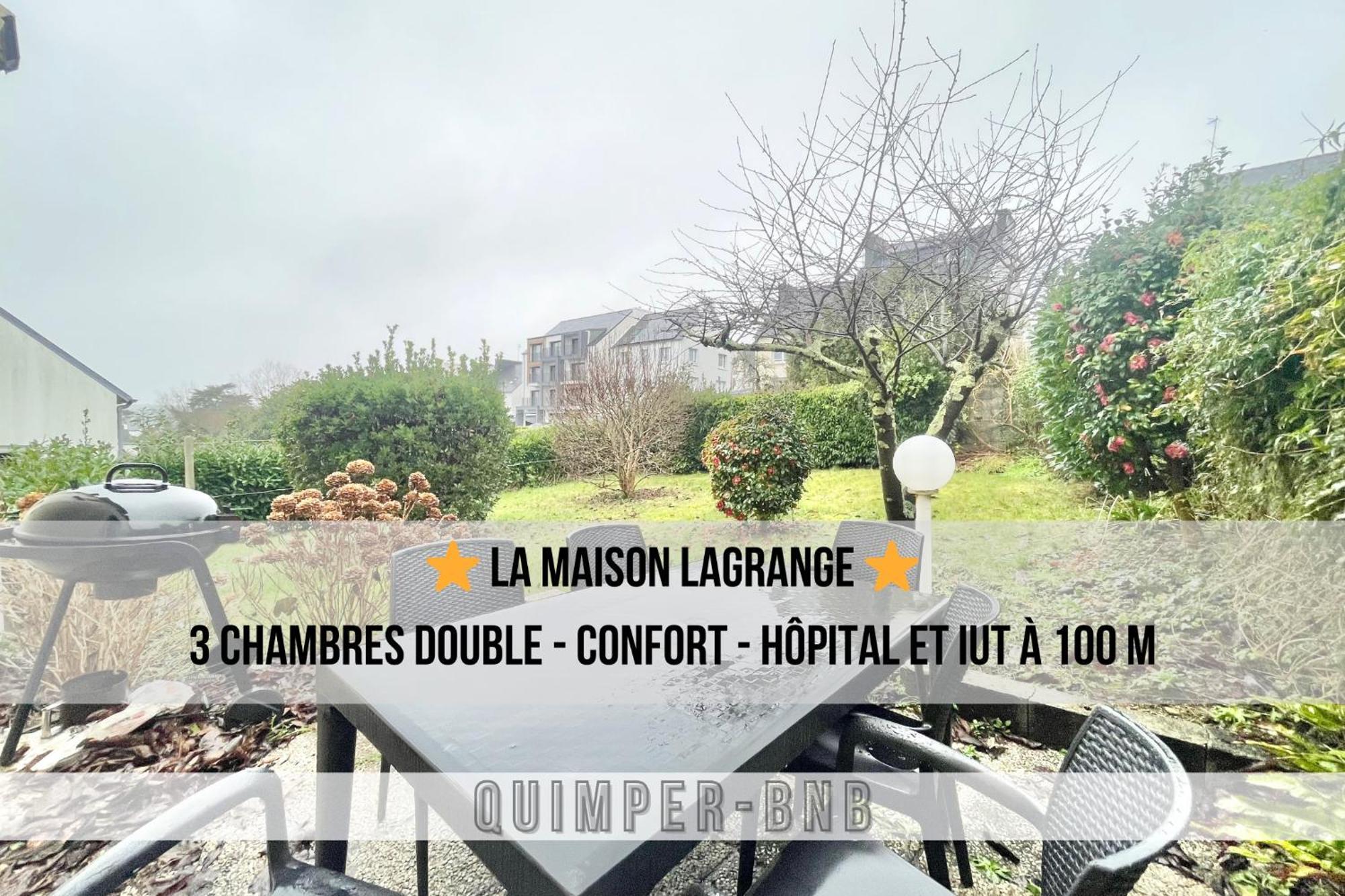 Maison Lagrange - 4 Chambres Quartier Iut Hopital แก็งแปร์ ภายนอก รูปภาพ