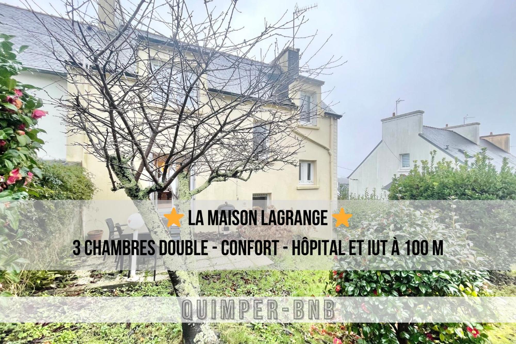 Maison Lagrange - 4 Chambres Quartier Iut Hopital แก็งแปร์ ภายนอก รูปภาพ